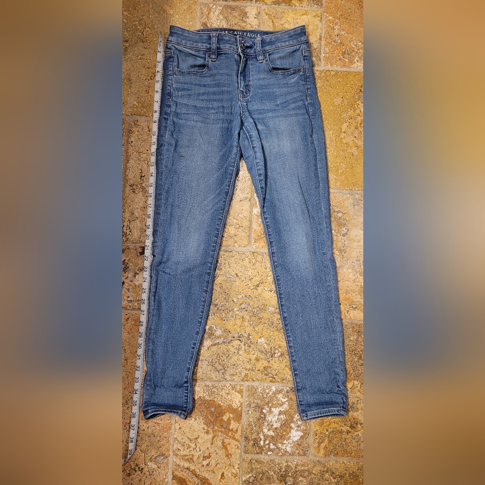 American Eagle Outfitters Blue Jeans Jegging Size 2 Regular